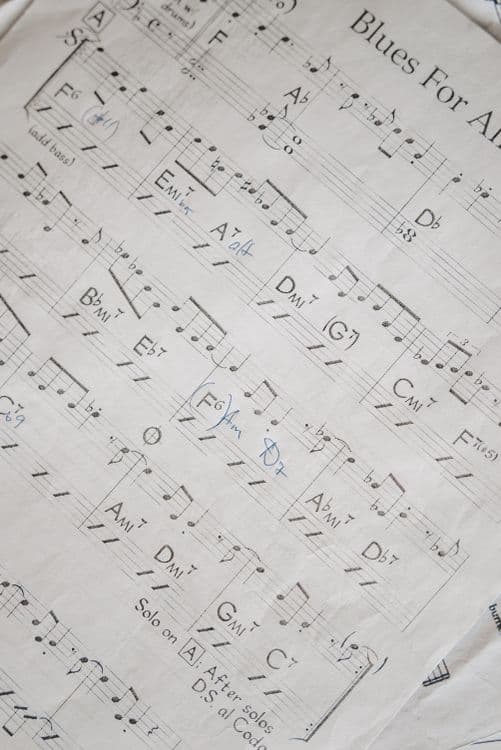 Bladmuziek en akkoorden